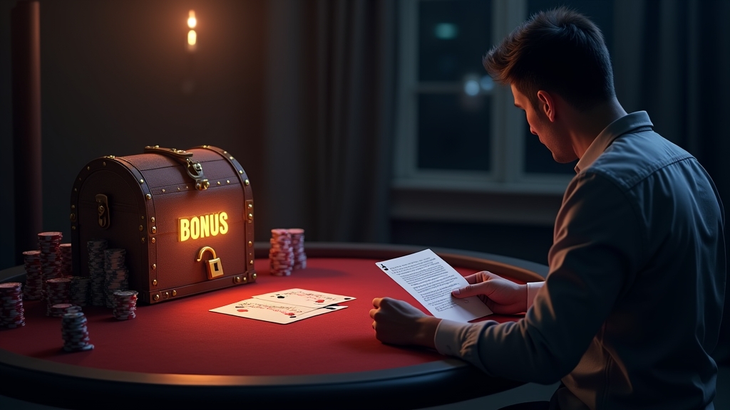 Bonus senza deposito mostrato come premio bloccato in un ambiente da casinò