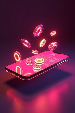 Smartphone con app Playoro